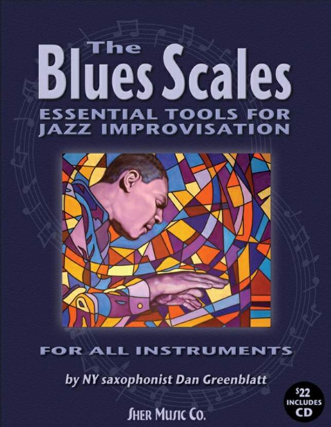 The blues scales by Dan Greenblatt - book cover